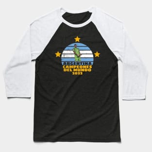 Argentina Campeones del Mundo 2022 Baseball T-Shirt